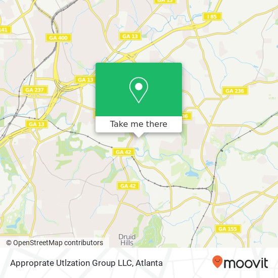 Approprate Utlzation Group LLC map