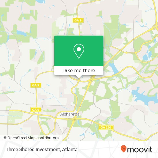 Three Shores Investment map