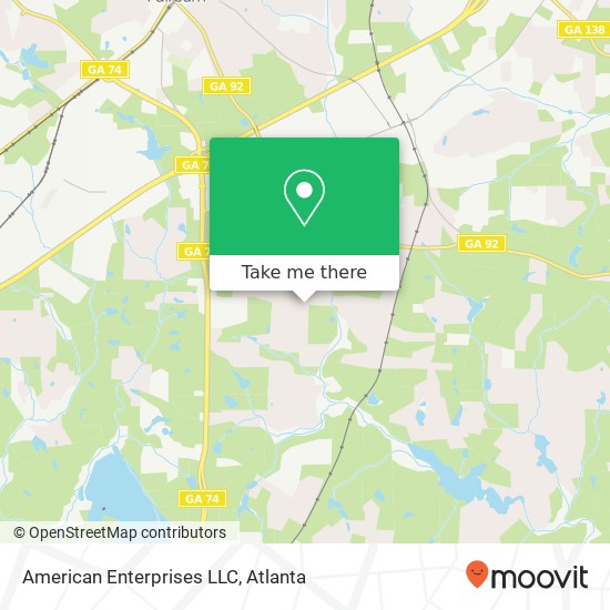 American Enterprises LLC map