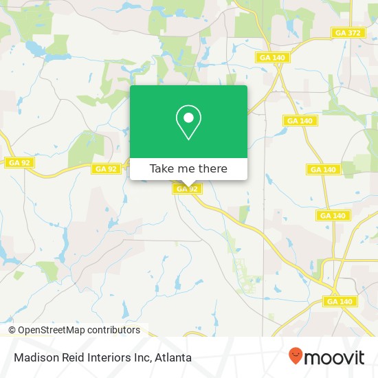 Mapa de Madison Reid Interiors Inc