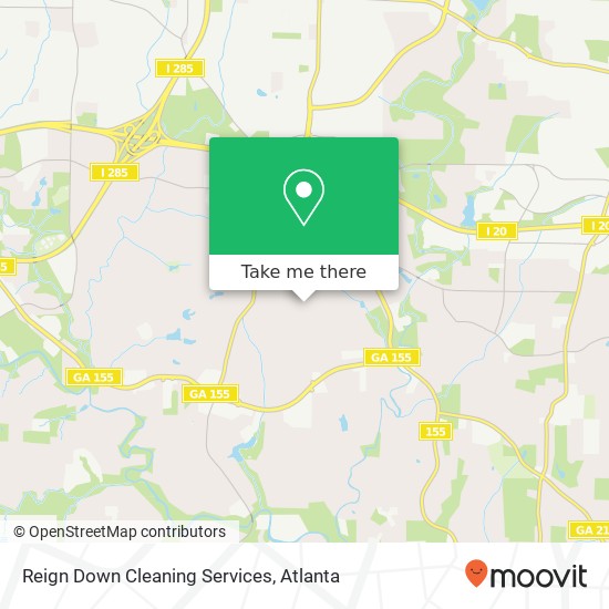 Mapa de Reign Down Cleaning Services