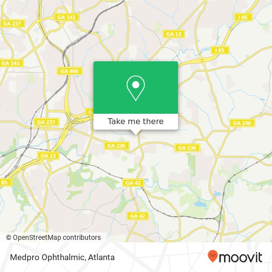 Medpro Ophthalmic map