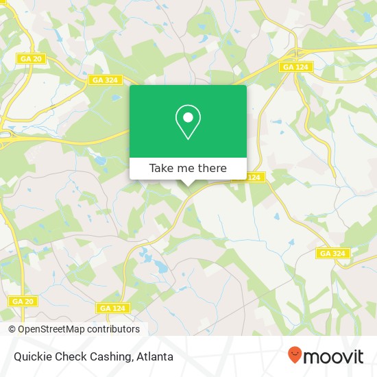 Quickie Check Cashing map