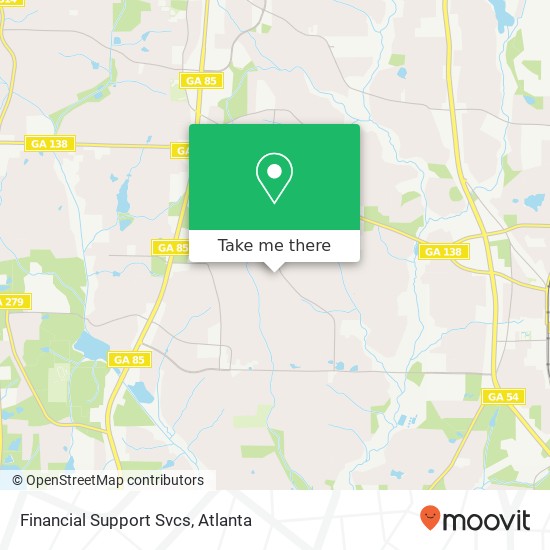 Financial Support Svcs map