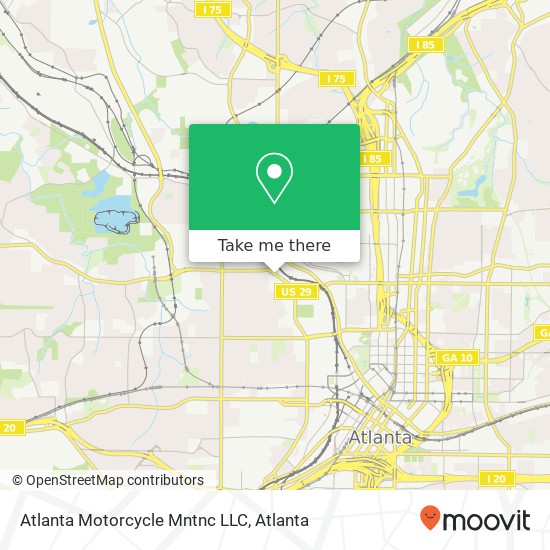 Atlanta Motorcycle Mntnc LLC map