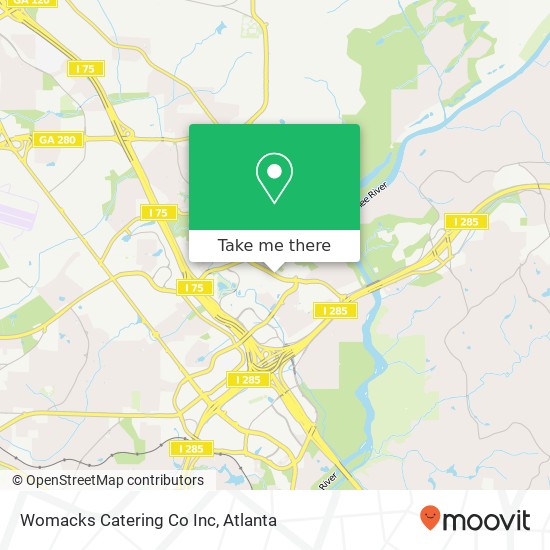 Mapa de Womacks Catering Co Inc