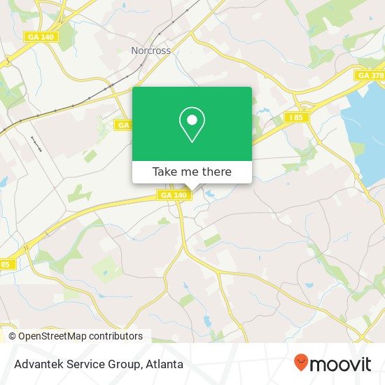 Mapa de Advantek Service Group