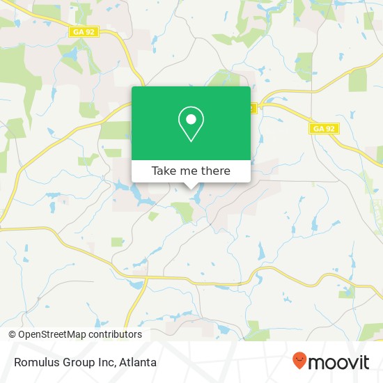 Romulus Group Inc map