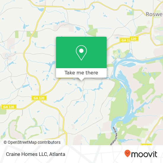 Craine Homes LLC map