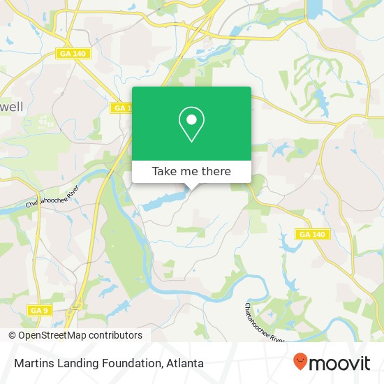 Mapa de Martins Landing Foundation