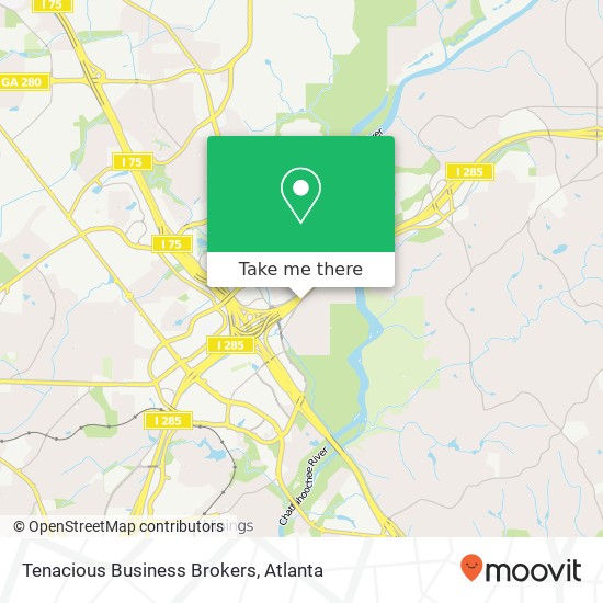 Tenacious Business Brokers map