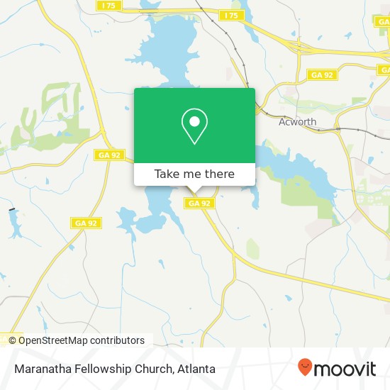 Mapa de Maranatha Fellowship Church