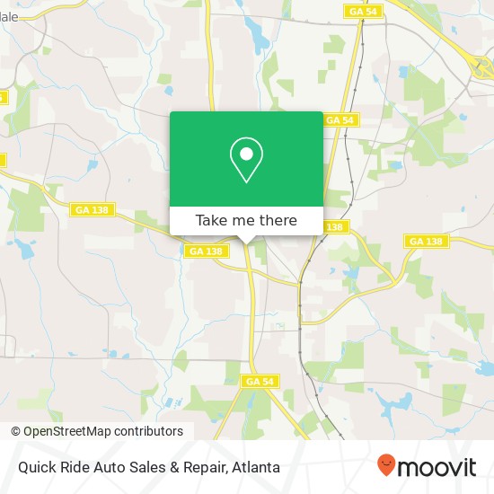 Quick Ride Auto Sales & Repair map