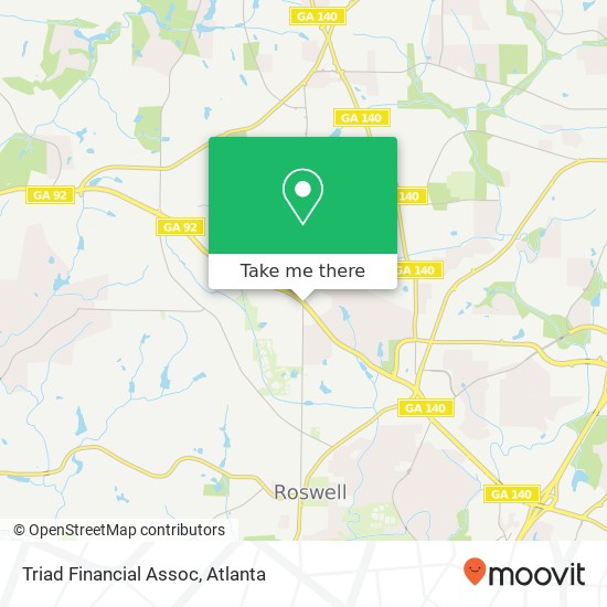 Mapa de Triad Financial Assoc