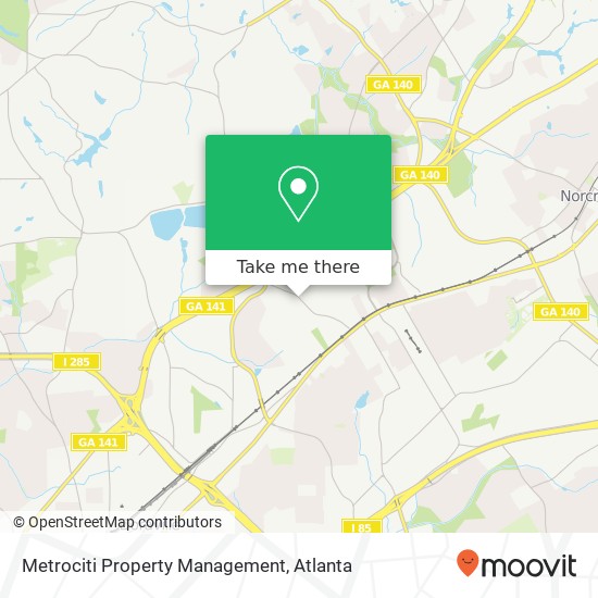 Metrociti Property Management map