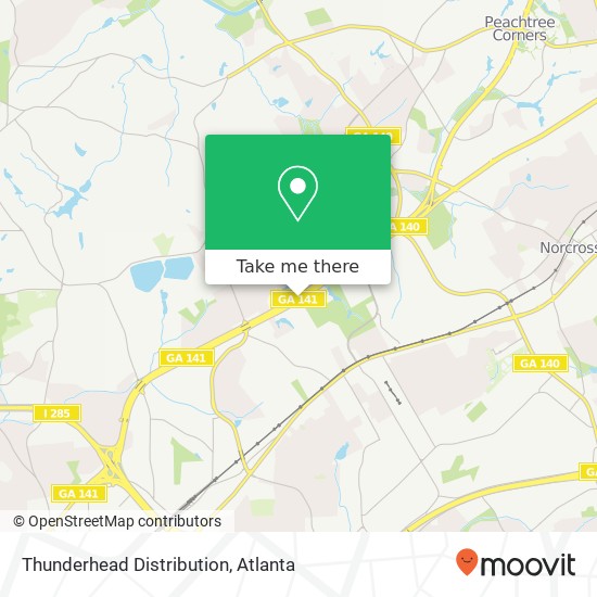 Thunderhead Distribution map