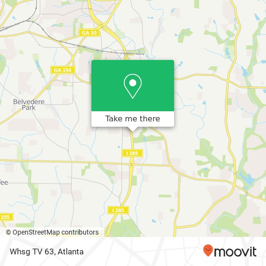 Mapa de Whsg TV 63