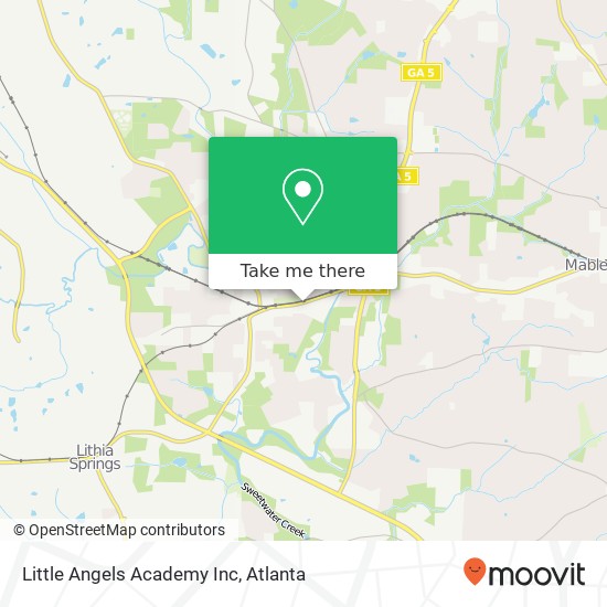 Little Angels Academy Inc map