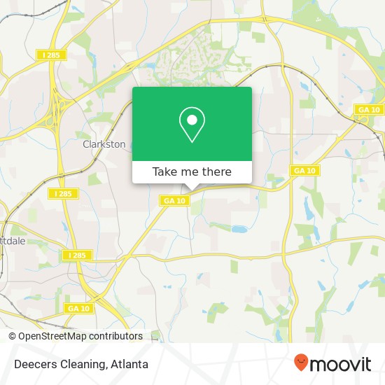 Deecers Cleaning map