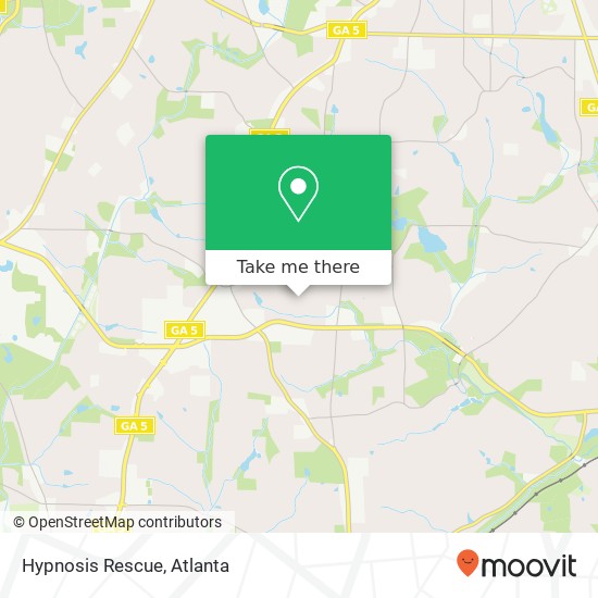 Hypnosis Rescue map