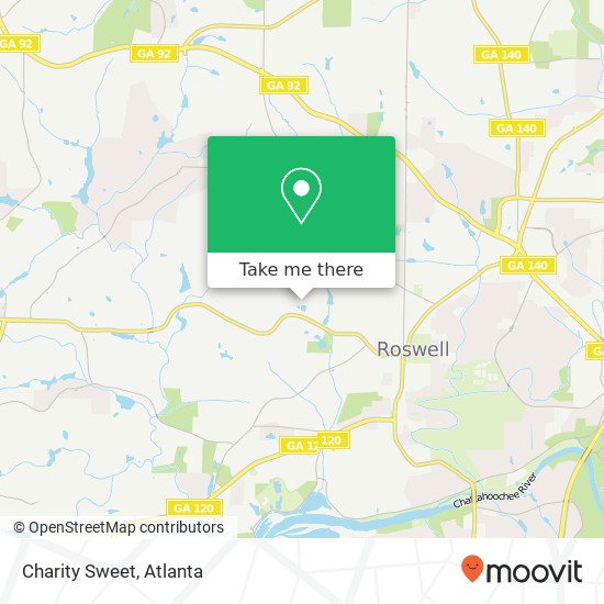 Charity Sweet map