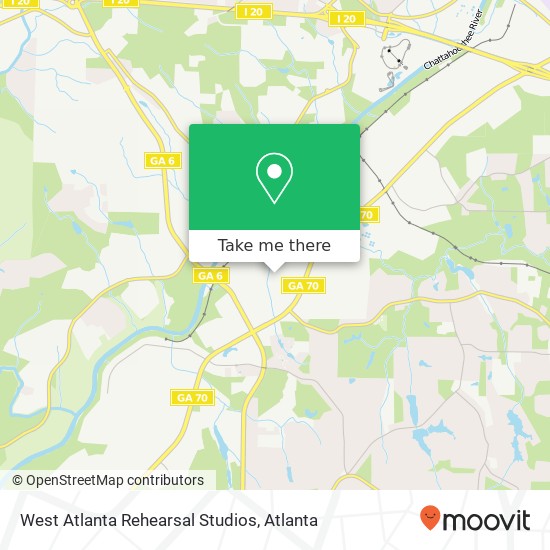 West Atlanta Rehearsal Studios map