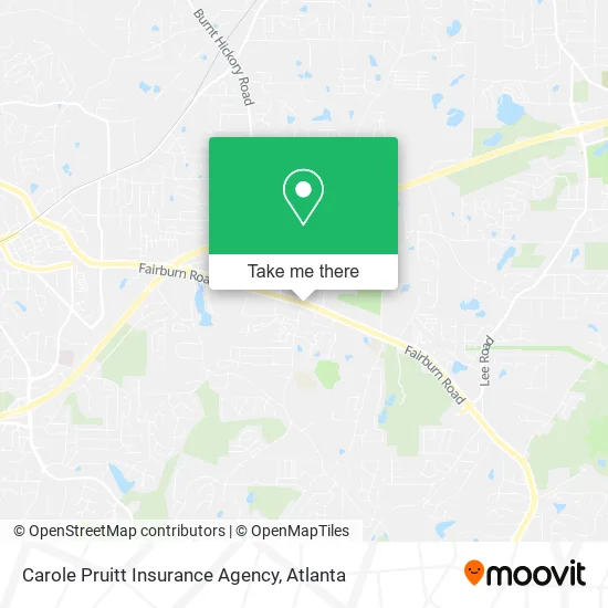 Carole Pruitt Insurance Agency map