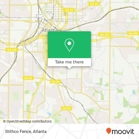 Mapa de Stithco Fence
