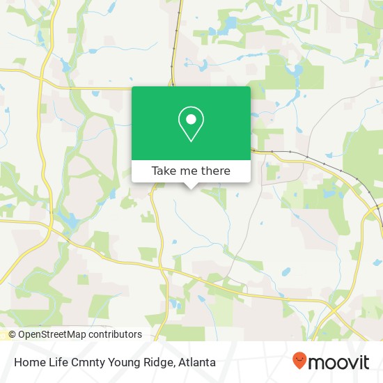 Mapa de Home Life Cmnty Young Ridge