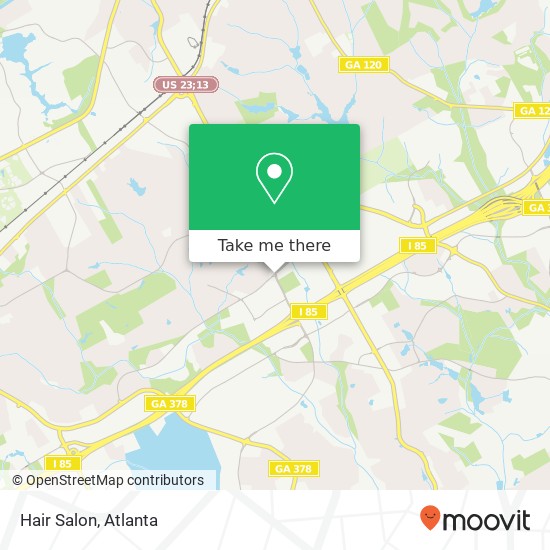 Hair Salon map