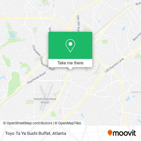 Mapa de Toyo Ta Ya Sushi Buffet