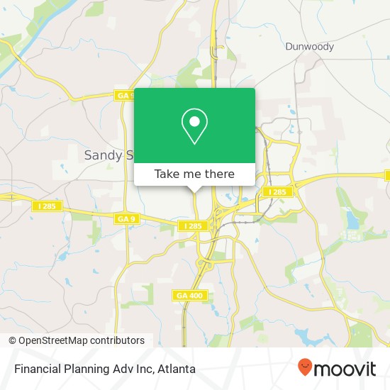 Mapa de Financial Planning Adv Inc