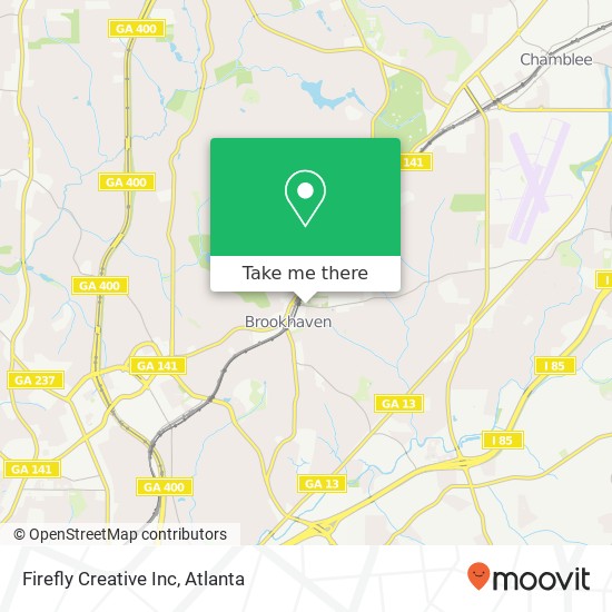 Mapa de Firefly Creative Inc