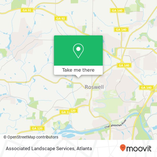 Associated Landscape Services map