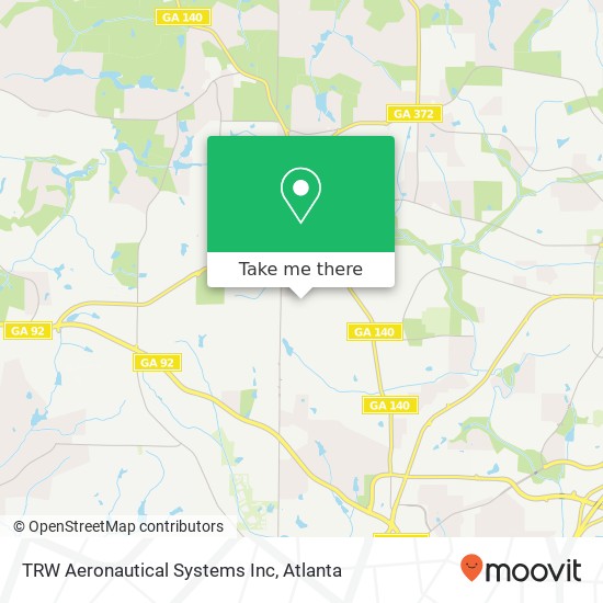 TRW Aeronautical Systems Inc map