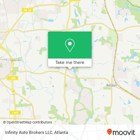 Infinity Auto Brokers LLC map