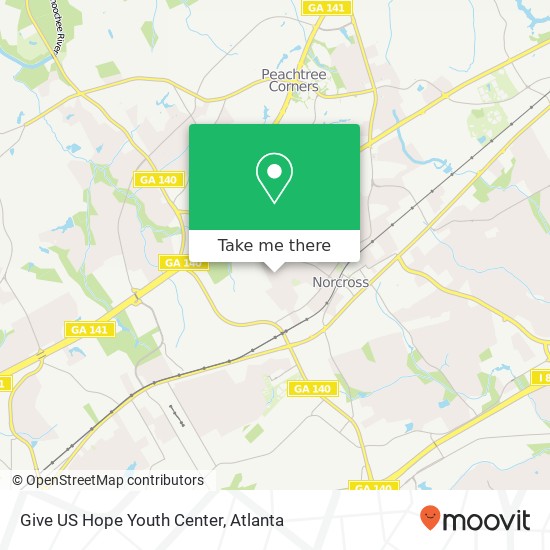 Mapa de Give US Hope Youth Center