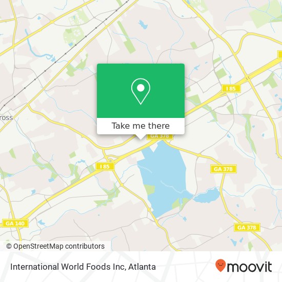 Mapa de International World Foods Inc