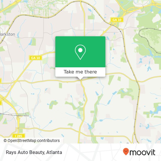 Mapa de Rays Auto Beauty