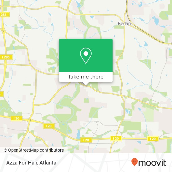 Azza For Hair map