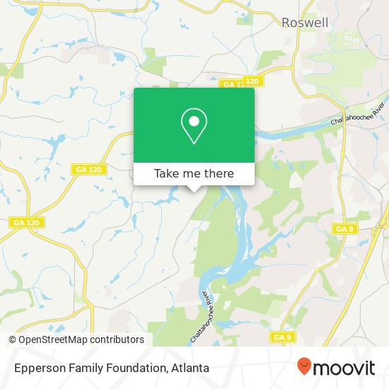 Epperson Family Foundation map