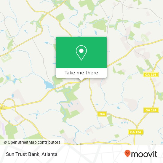 Sun Trust Bank map