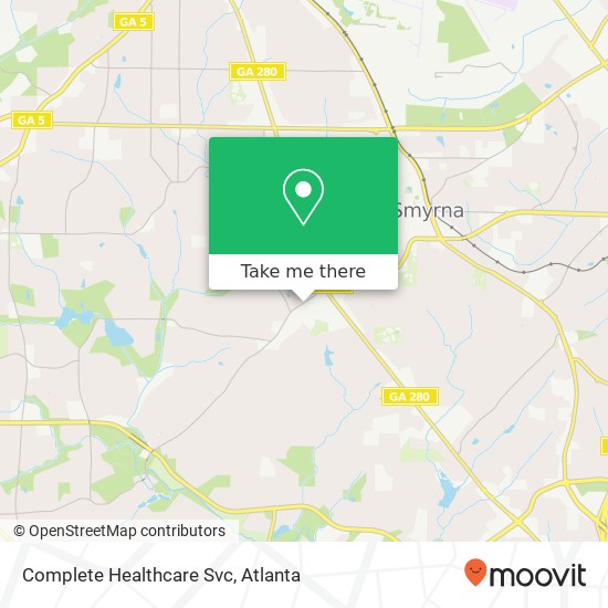 Complete Healthcare Svc map