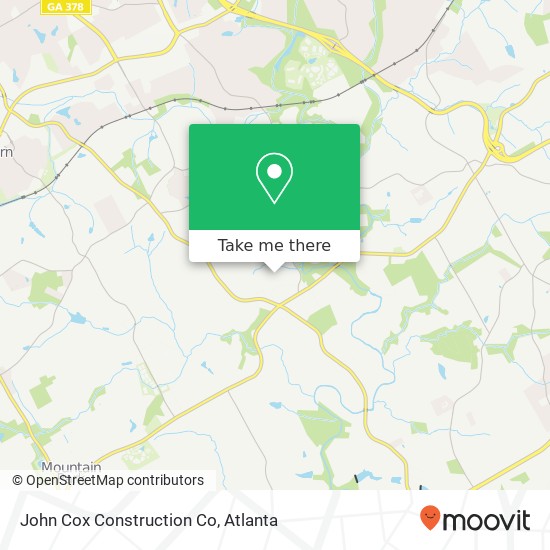 Mapa de John Cox Construction Co