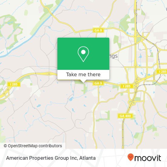 American Properties Group Inc map