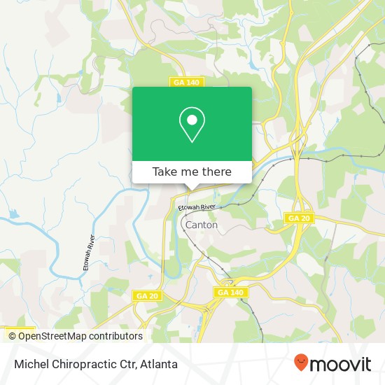 Mapa de Michel Chiropractic Ctr