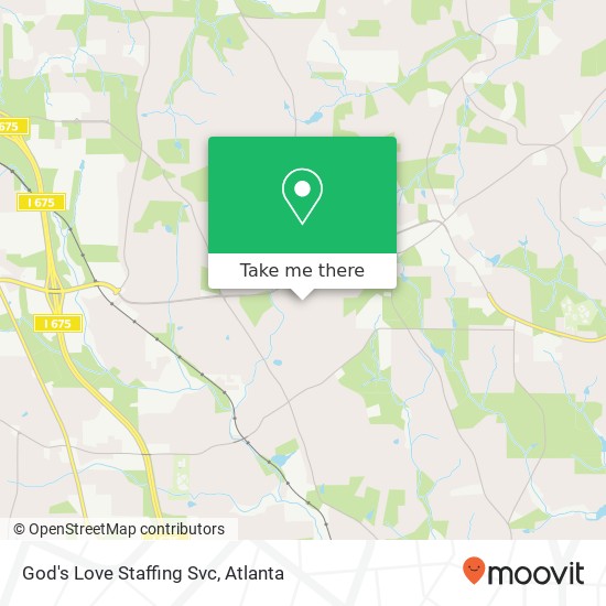 God's Love Staffing Svc map