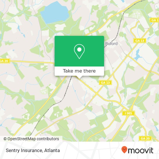 Mapa de Sentry Insurance