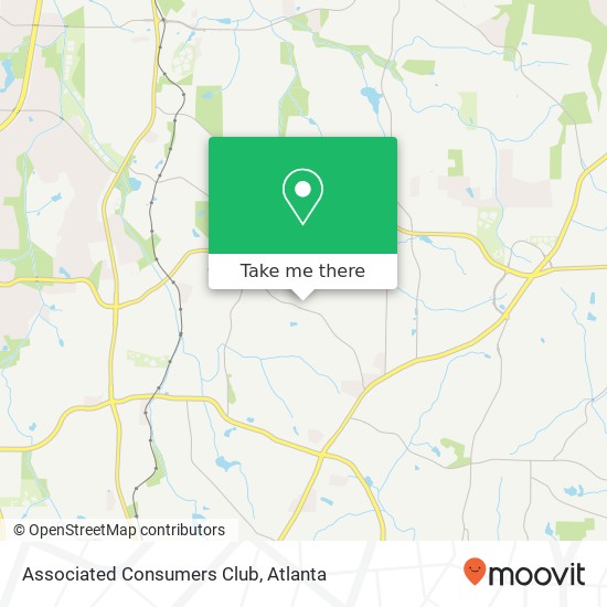 Associated Consumers Club map