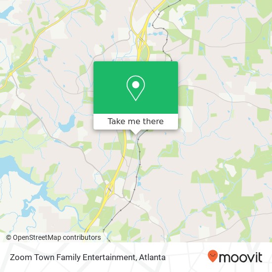 Mapa de Zoom Town Family Entertainment